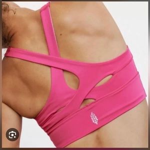 NWT Free people in your corner bra in fuscia flirt sz XS